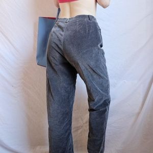 Grey corduroy pants from Northern Reflections